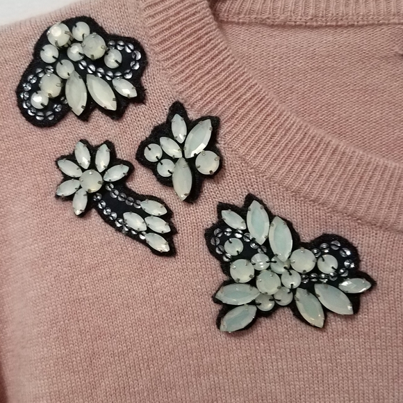 J. Crew opal embellished sweater - Picture 6 of 8